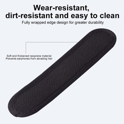 Neoprene Zipper Headband Protective Cover For BOSE QC25 / QC15 / QC35 II, Model:Large-Black Grey - Earmuff & Pad by buy2fix | Online Shopping UK | buy2fix