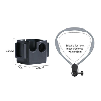 For DJI Osmo Pocket 3 Adapter Expansion Bracket Frame with Neck Bracket - Mount & Holder by buy2fix | Online Shopping UK | buy2fix