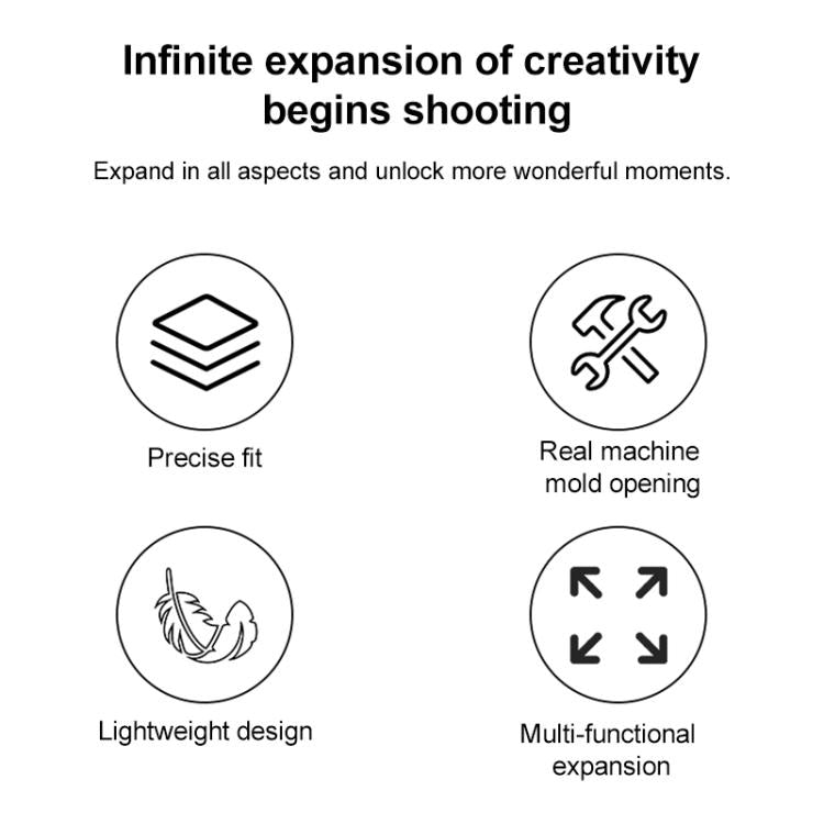 For DJI Osmo Pocket 3 Adapter Expansion Bracket Frame with Neck Bracket - Mount & Holder by buy2fix | Online Shopping UK | buy2fix