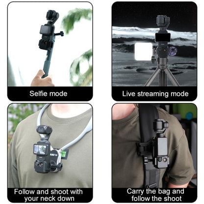 For DJI Osmo Pocket 3 Adapter Expansion Bracket Frame with Head Strap - Mount & Holder by buy2fix | Online Shopping UK | buy2fix