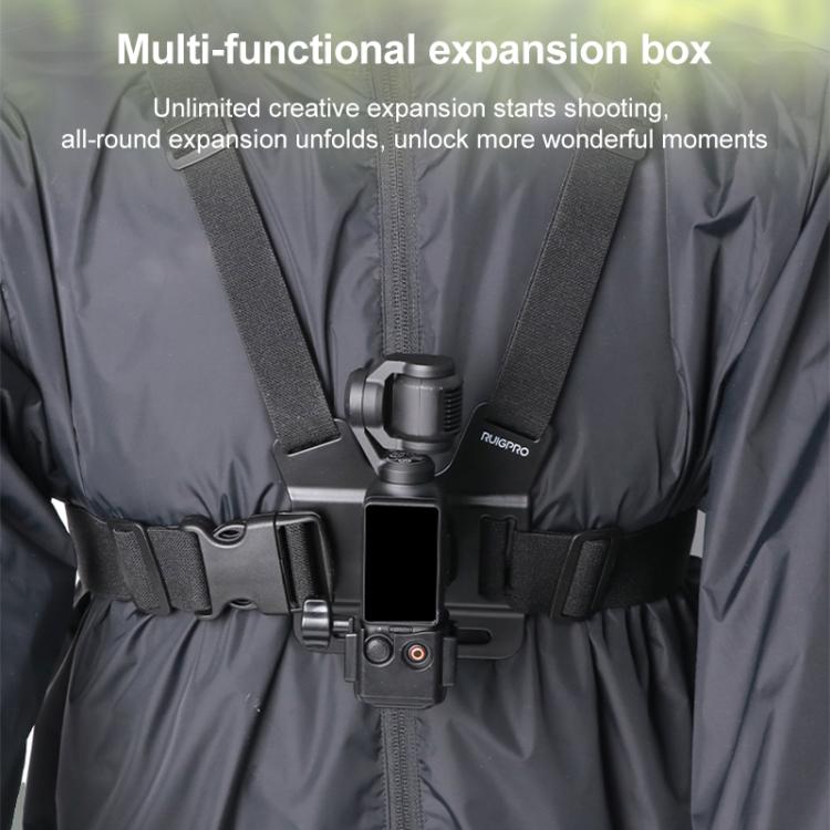 For DJI Osmo Pocket 3 Adapter Expansion Bracket Frame with Head Strap - Mount & Holder by buy2fix | Online Shopping UK | buy2fix