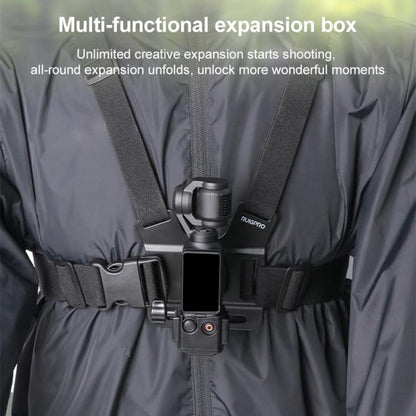 For DJI Osmo Pocket 3 Adapter Expansion Bracket Frame with Head Strap - Mount & Holder by buy2fix | Online Shopping UK | buy2fix