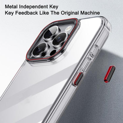 For iPhone 16 iPAKY MG Series Transparent PC+TPU Phone Case(Transparent) - iPhone 16 Cases by iPAKY | Online Shopping UK | buy2fix