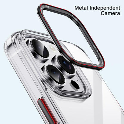 For iPhone 16 iPAKY MG Series Transparent PC+TPU Phone Case(Transparent) - iPhone 16 Cases by iPAKY | Online Shopping UK | buy2fix