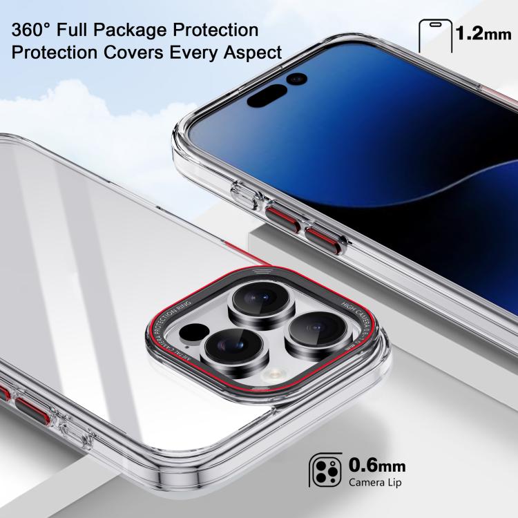 For iPhone 16 iPAKY MG Series Transparent PC+TPU Phone Case(Transparent Green) - iPhone 16 Cases by iPAKY | Online Shopping UK | buy2fix