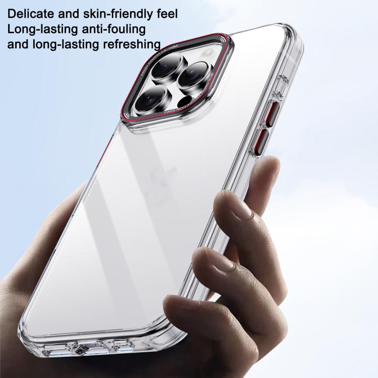 For iPhone 16 iPAKY MG Series Transparent PC+TPU Phone Case(Transparent Green) - iPhone 16 Cases by iPAKY | Online Shopping UK | buy2fix