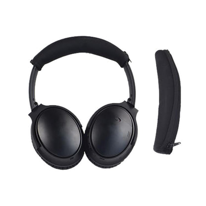 Neoprene Zipper Headband Protective Cover For BOSE QC25 / QC35(Black) - Earmuff & Pad by buy2fix | Online Shopping UK | buy2fix