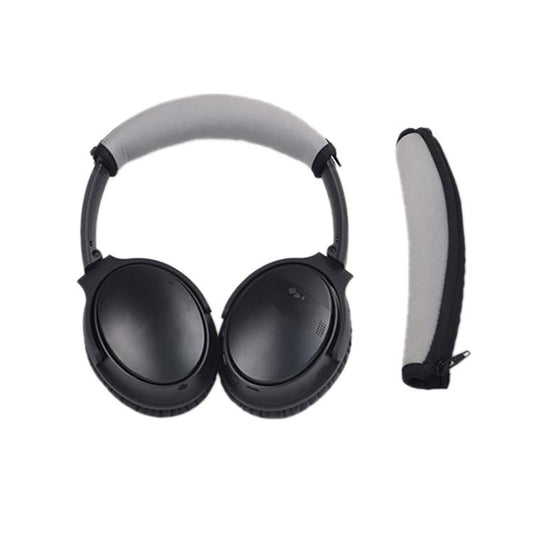Neoprene Zipper Headband Protective Cover For BOSE QC25 / QC35(Grey) - Earmuff & Pad by buy2fix | Online Shopping UK | buy2fix