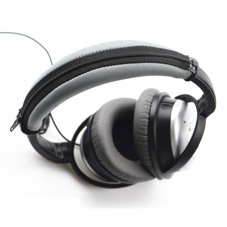 Neoprene Zipper Headband Protective Cover For BOSE QC25 / QC35(Black) - Earmuff & Pad by buy2fix | Online Shopping UK | buy2fix