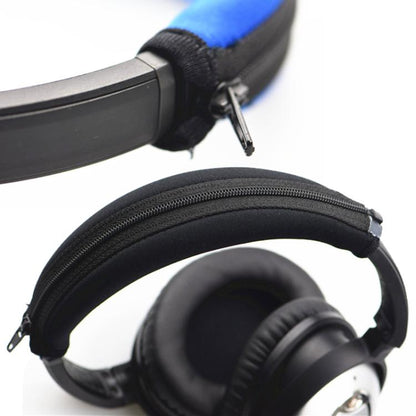 Neoprene Zipper Headband Protective Cover For BOSE QC25 / QC35(Black) - Earmuff & Pad by buy2fix | Online Shopping UK | buy2fix