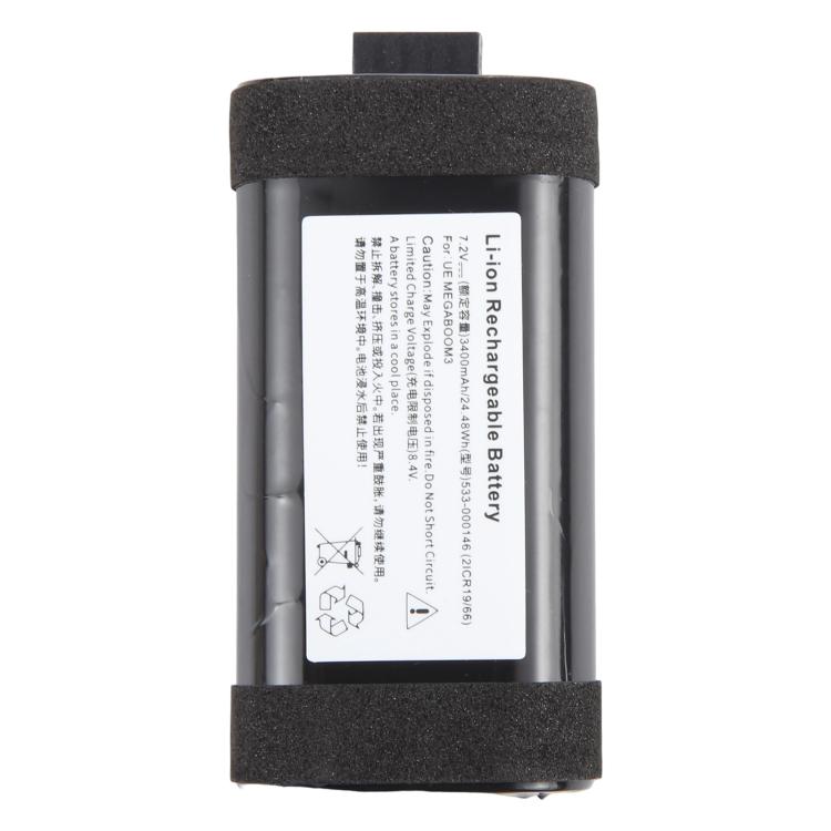 For Logitech UE Megaboom 3 533-000146 2ICR19/66 3400mAh Battery - Others by buy2fix | Online Shopping UK | buy2fix