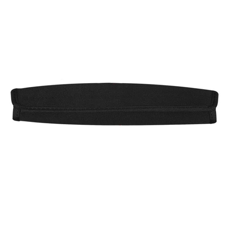 Elastic Cotton Cloth Headband Protective Cover, Size:Curved 22.5x13x11cm(Black) - Earmuff & Pad by buy2fix | Online Shopping UK | buy2fix