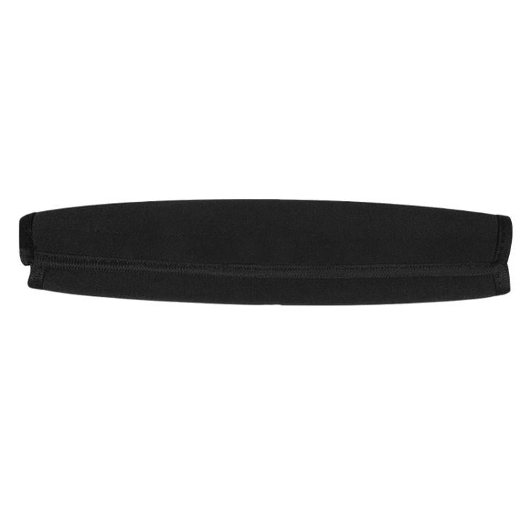 Elastic Cotton Cloth Headband Protective Cover, Size:Curved 22.5x13x9.5cm(Black) - Earmuff & Pad by buy2fix | Online Shopping UK | buy2fix