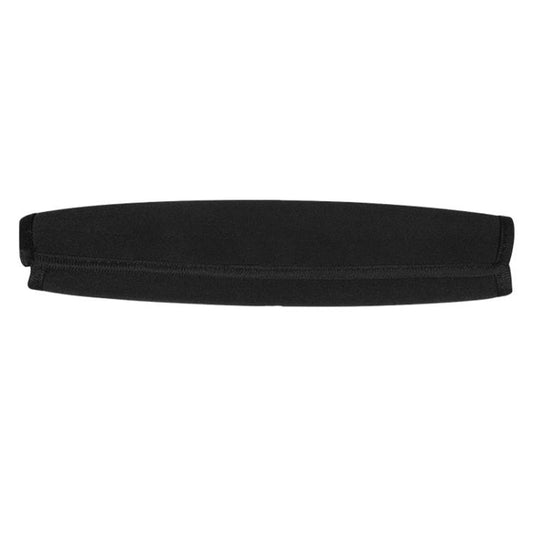 Elastic Cotton Cloth Headband Protective Cover, Size:Curved 22.5x13x9.5cm(Black) - Earmuff & Pad by buy2fix | Online Shopping UK | buy2fix