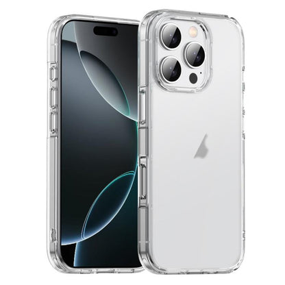 For iPhone 16 Pro Max iPAKY Phantom Series Shockproof PC+TPU Phone Case(Matte White) - iPhone 16 Pro Max Cases by iPAKY | Online Shopping UK | buy2fix