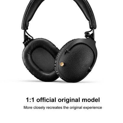 2pcs Sponge Earmuffs Replacement Earpads For Marshall Monitor, Model:Ice Silk Cloth(Black) - Earmuff & Pad by buy2fix | Online Shopping UK | buy2fix