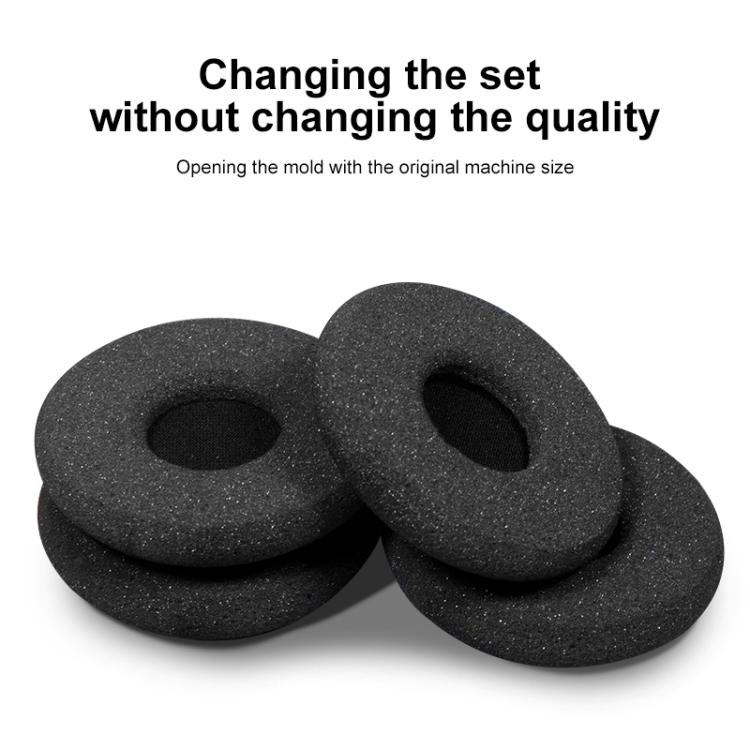 2pcs Foam Earpads For Jabra GN2000 / BIZ 2300 / 2400 / 1500 / 1900(Black) - Earmuff & Pad by buy2fix | Online Shopping UK | buy2fix