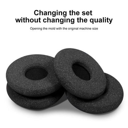 2pcs Foam Earpads For Jabra GN2000 / BIZ 2300 / 2400 / 1500 / 1900(Black) - Earmuff & Pad by buy2fix | Online Shopping UK | buy2fix