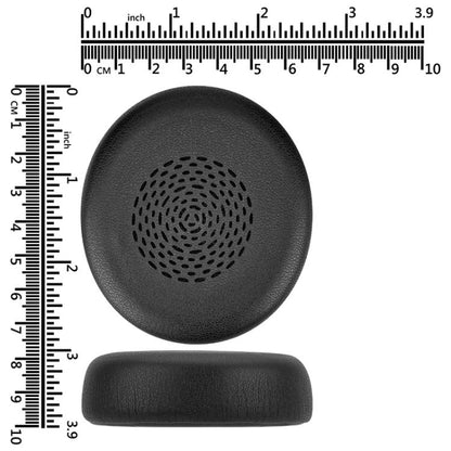 1 Pair Protein Leather Earpads For Jabra Evolve2 75(Black) - Earmuff & Pad by buy2fix | Online Shopping UK | buy2fix