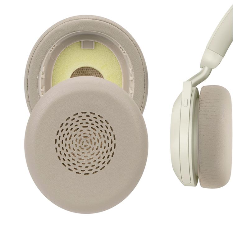 1 Pair Protein Leather Earpads For Jabra Evolve2 75(Gold) - Earmuff & Pad by buy2fix | Online Shopping UK | buy2fix