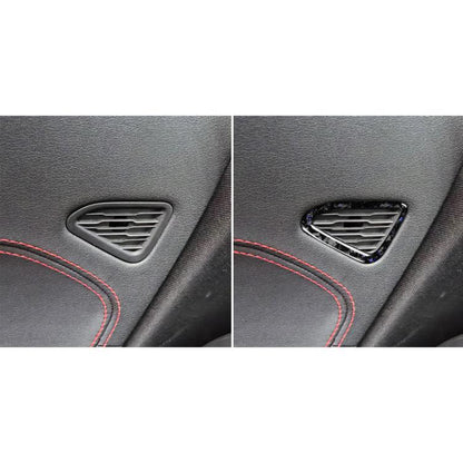2pcs/Set Forged Gold Foil Carbon Fiber Car Door Air Outlet Decorative Sticker for Chevrolet Corvette C8 2020-, Left and Right Driver(Blue) - Car Interior Mouldings by buy2fix | Online Shopping UK | buy2fix