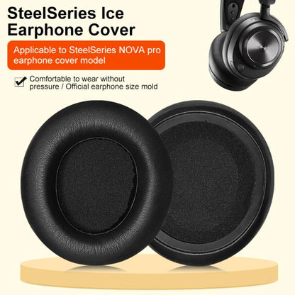 2pcs Football Net Earpads For SteelSeries Nova Pro(Black Snap-on) - Earmuff & Pad by buy2fix | Online Shopping UK | buy2fix