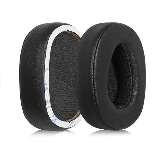 2pcs Protein Leather Replacement Earpads For 1MORE MK801(Black) - Earmuff & Pad by buy2fix | Online Shopping UK | buy2fix