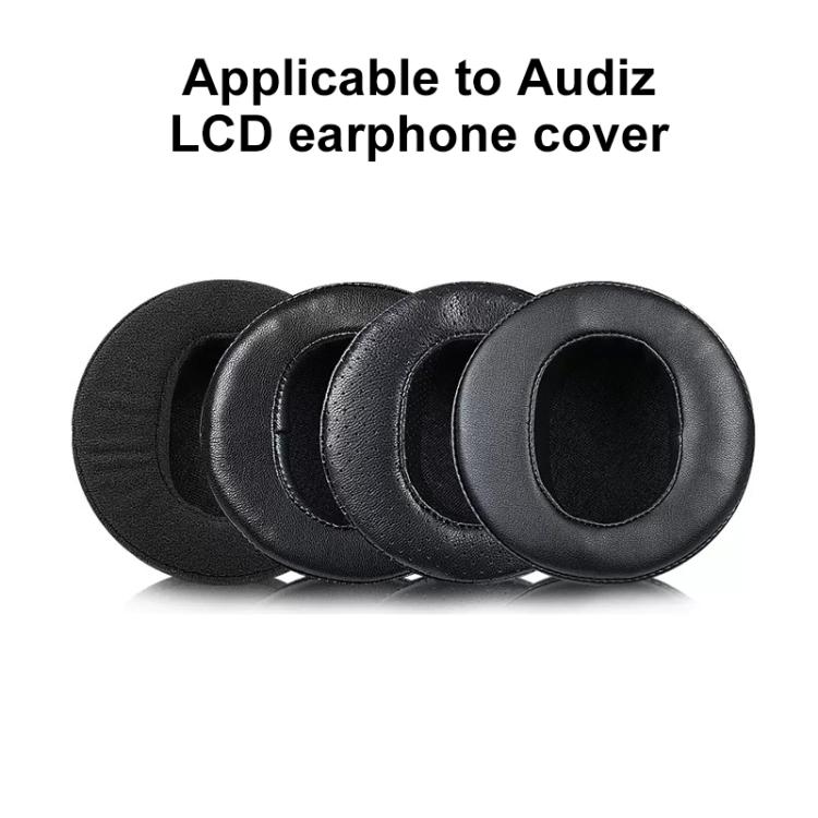 2pcs Sponge Earmuffs Replacement Earpads For Audeze LCD-2 / LCD-3 / LCD-4, Model:Flannel(Black) - Earmuff & Pad by buy2fix | Online Shopping UK | buy2fix
