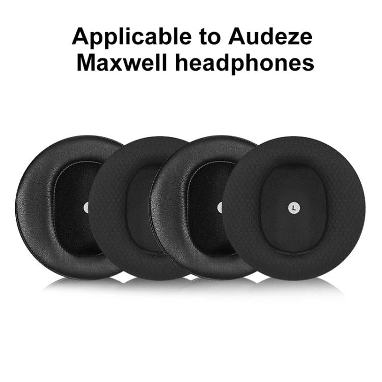 1 Pair Sponge Earmuffs Replacement Earpads For Audeze Maxwell, Model:Football Net(Black) - Earmuff & Pad by buy2fix | Online Shopping UK | buy2fix