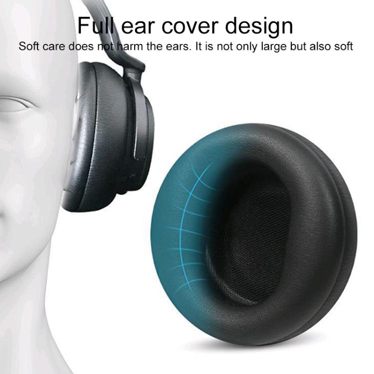 1 Pair Protein Leather Replacement Earpads For Microsoft Surface(Grey) - Earmuff & Pad by buy2fix | Online Shopping UK | buy2fix