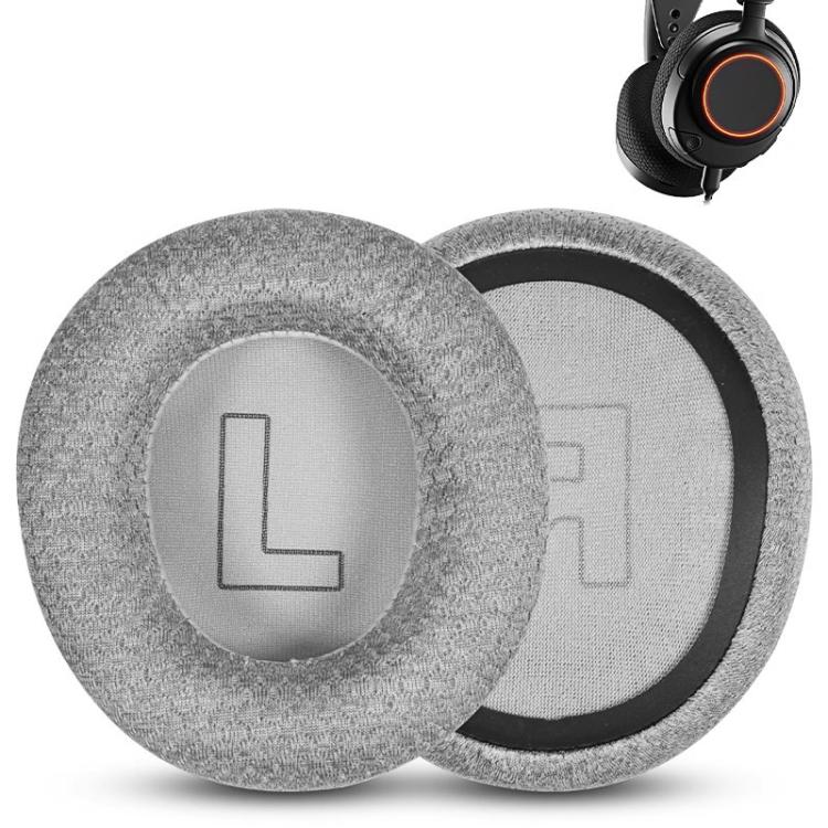 1 Pair Football Net Earpads For SteelSeries Arctis Nova Wired Headphones(Grey) - Earmuff & Pad by buy2fix | Online Shopping UK | buy2fix