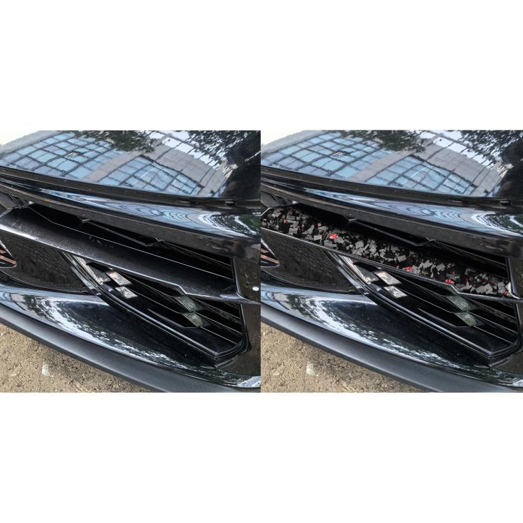 2pcs/Set Forged Gold Foil Carbon Fiber Car Front Sides Air Vents Decorative Sticker for Chevrolet Corvette C8 2020-, Left and Right Driver(Red) - Car Interior Mouldings by buy2fix | Online Shopping UK | buy2fix