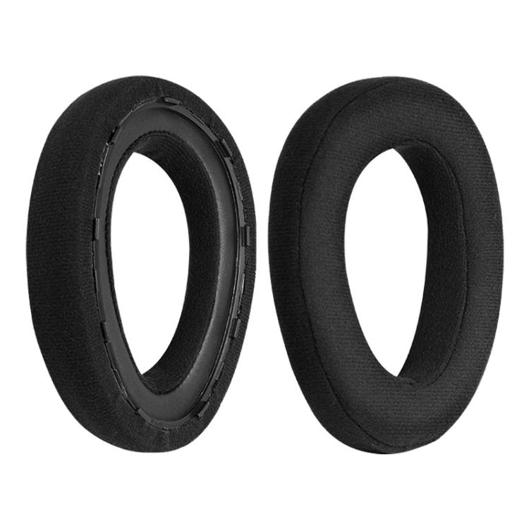 1 Pair Korean Velvet Replacement Earpads For HIFIMAN EDITION X / XS / ANANDA / HE1000SE / ARYA(Black) - Earmuff & Pad by buy2fix | Online Shopping UK | buy2fix