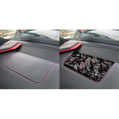 Forged Gold Foil Carbon Fiber Car Front Passenger Seat Panel Decorative Sticker for Chevrolet Corvette C8 2020-, Right Driver(Red) - Car Interior Mouldings by buy2fix | Online Shopping UK | buy2fix