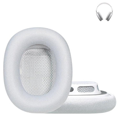 For Apple AirPods Max 2pcs Roller Cloth Magnetic Earphone Covers(Light Gray) - Earmuff & Pad by buy2fix | Online Shopping UK | buy2fix