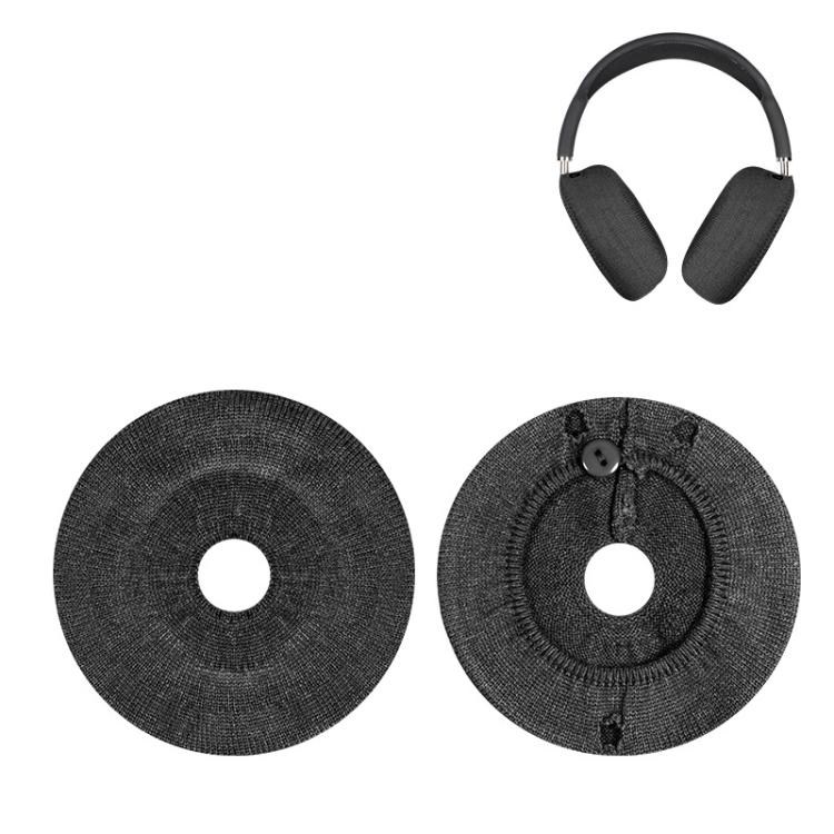 For Apple AirPods Max 2pcs Knitted Earphone Dust Cover(Dark Gray) - Earmuff & Pad by buy2fix | Online Shopping UK | buy2fix