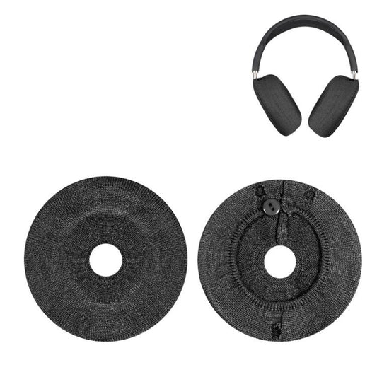 For Apple AirPods Max 2pcs Knitted Earphone Dust Cover(Dark Gray) - Earmuff & Pad by buy2fix | Online Shopping UK | buy2fix