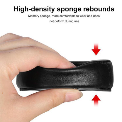 2pcs Magnetic Snap-on Lambskin Leather Earpads For Abyss Diana Phi / AB-1266(Black) - Earmuff & Pad by buy2fix | Online Shopping UK | buy2fix