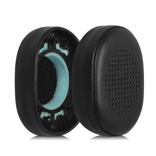 2pcs Snap-on Protein Leather Earpads For KEF M400(Black) - Earmuff & Pad by buy2fix | Online Shopping UK | buy2fix