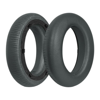 For Meizu HD60 2pcs Protein Leather Snap-on Type Earphone Covers(Titanium Gray) - Earmuff & Pad by buy2fix | Online Shopping UK | buy2fix