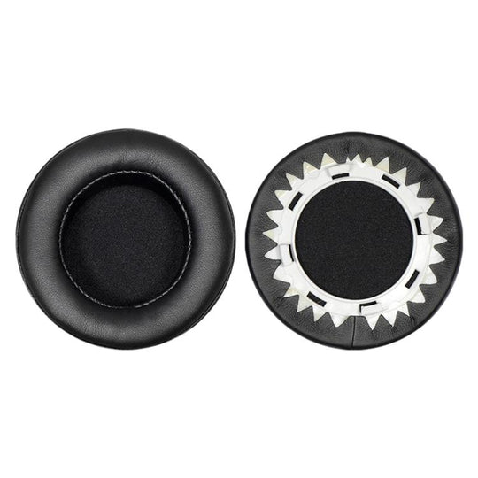 For Motorola Moto Pulse Escape 2pcs Protein Leather Snap-on Type Earphone Covers(Black)
