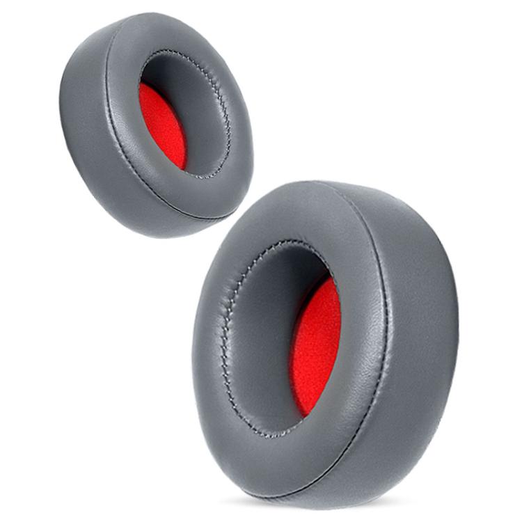 For Motorola Moto Pulse Escape 2pcs Protein Leather Snap-on Type Earphone Covers(Titanium Gray) - Earmuff & Pad by buy2fix | Online Shopping UK | buy2fix