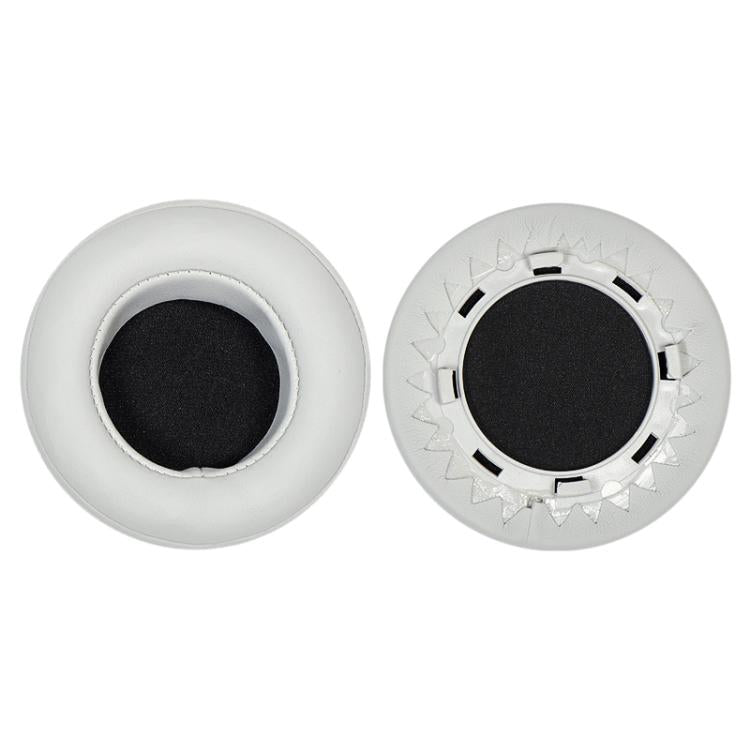 For Motorola Moto Pulse Escape 2pcs Protein Leather Snap-on Type Earphone Covers(Light gray) - Earmuff & Pad by buy2fix | Online Shopping UK | buy2fix