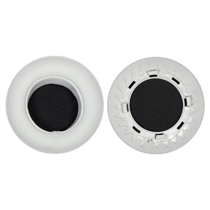 For Motorola Moto Pulse Escape 2pcs Protein Leather Snap-on Type Earphone Covers(Light gray) - Earmuff & Pad by buy2fix | Online Shopping UK | buy2fix