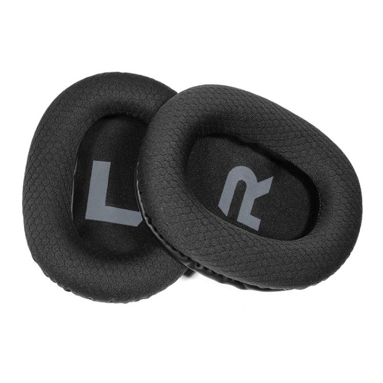 1 Pair Printing Insert Earpads For Somic G936N / G936, Material:Football Net Fabric(Black) - Earmuff & Pad by buy2fix | Online Shopping UK | buy2fix