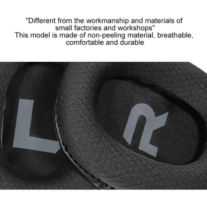 1 Pair Printing Insert Earpads For Somic G936N / G936, Material:Protein Leather(Black) - Earmuff & Pad by buy2fix | Online Shopping UK | buy2fix