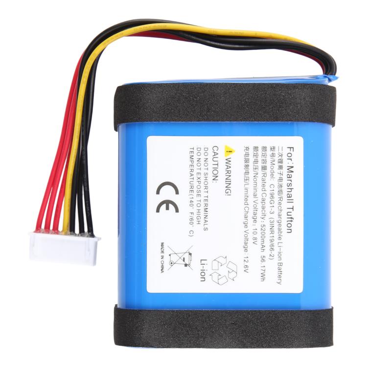 For Marshall Tufton C196G1-3 (3INR19/66-2) 10.8V 5200mAh Battery - Others by buy2fix | Online Shopping UK | buy2fix