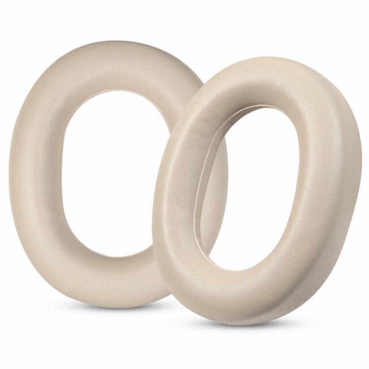 2pcs Snap-on Leather Earpads For Huawei FreeBuds Studio, Material:Protein Gold - Earmuff & Pad by buy2fix | Online Shopping UK | buy2fix