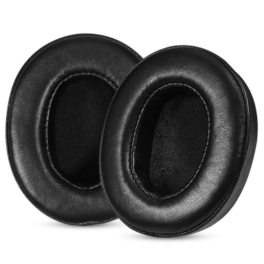 2pcs Snap-on Leather Earpads For Huawei FreeBuds Studio, Material:Lambskin Black - Earmuff & Pad by buy2fix | Online Shopping UK | buy2fix