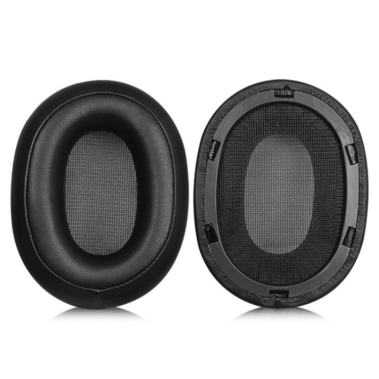 2pcs Snap-on Earpads For Swan AW-85, Material:Protein Leather(Black) - Earmuff & Pad by buy2fix | Online Shopping UK | buy2fix